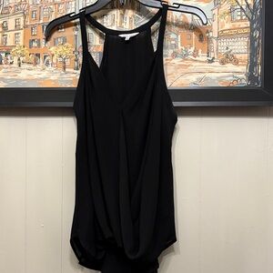 Naked Zebra Black Sleeveless Top
